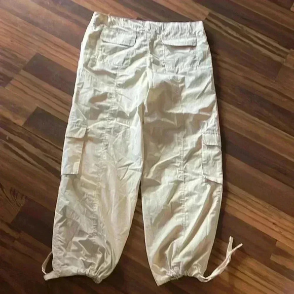 Faded Rose Essentials Cargo Cream Tan Pants size XL extra large - Picture 5 of 9